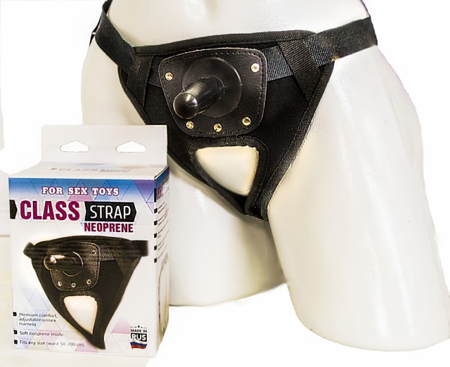 Трусики для страпона "Class Strap" со штырьком 
