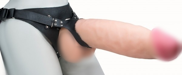 Страпон - гигант "Real Big Strapon" супер реалистичный фаллос + трусики 