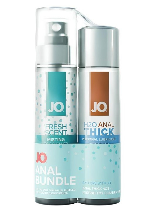 Гель анальный "JO H2O Anal Thick" + очиститель для секс игрушек "JO Fresh Scent" 